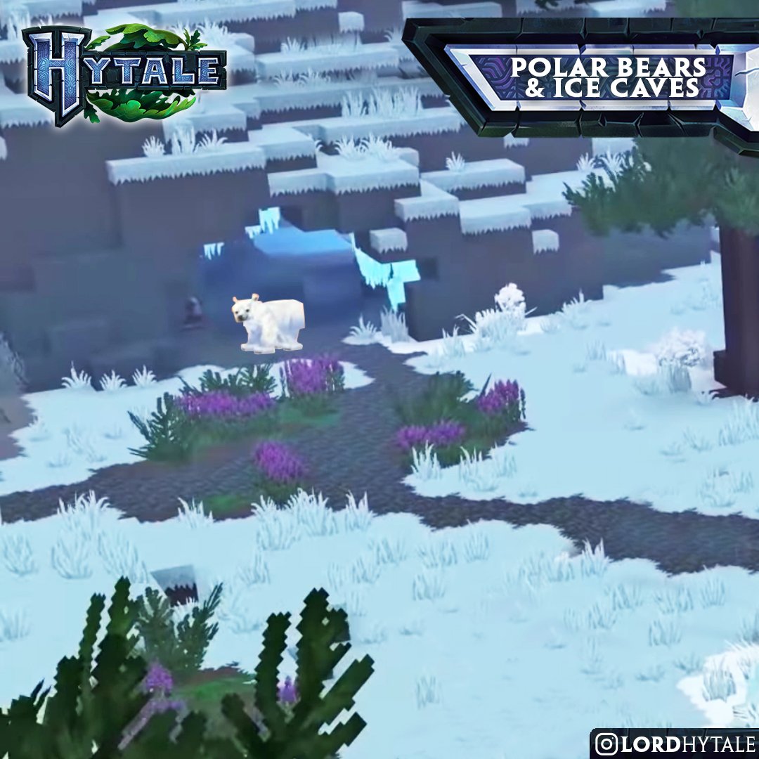 lordhytale's tweet photo. * Hytale Polar Bears * โ๏ธ๐ป
In the icy expanses of Borea (Zone 3) polar bears often live on the great plains.
#hytale #minecraft2 #hypixel #orbis #lordhytale #feran #kweebecs #trork #slothian #minecraft #minecrafter #gaming #rpg #videogames #crafting #Borea #dungeon #polarbear https://t.co/N2c4thapNB