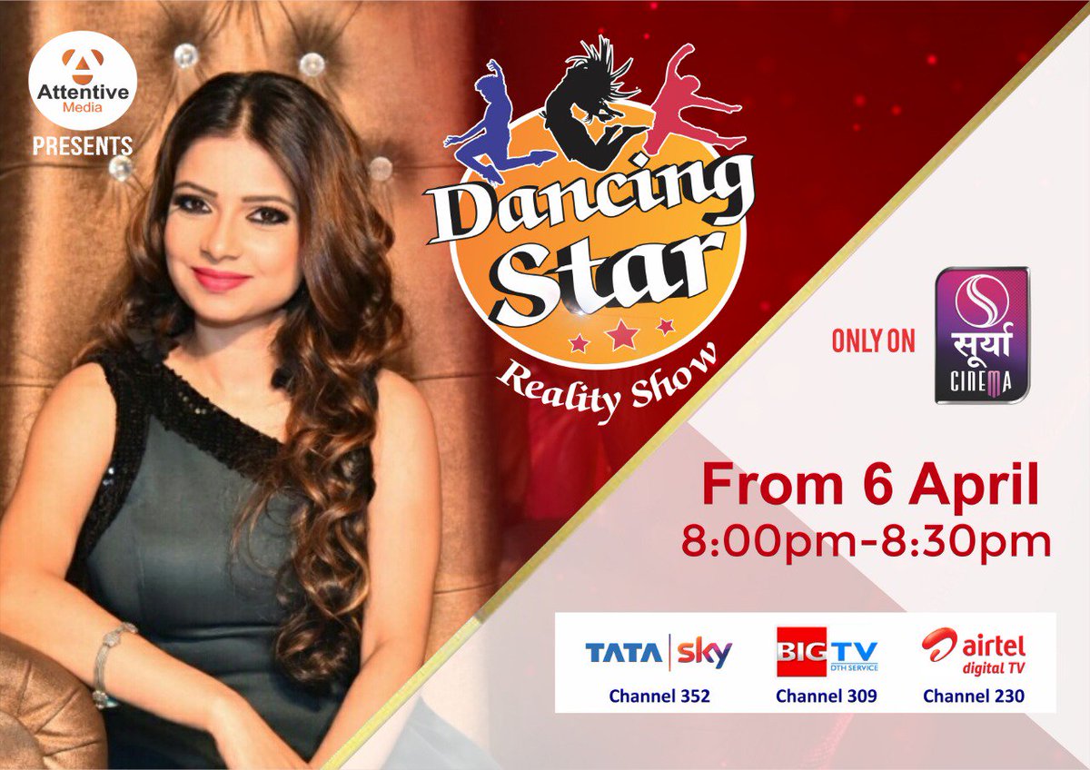 dancingstarind's tweet photo. #DancingStar Star tomorrow!
Are you excited?
Don't miss the first episode on Surya Channel at 8pm.

#SuryaCinema #IndiaBiggestDanceRealityShow #DancingStar #DanceWithDancingStar #SarojKhan #TusharKalia #PoojaSingh #dancedancedanceindia https://t.co/oR6kRicNAx