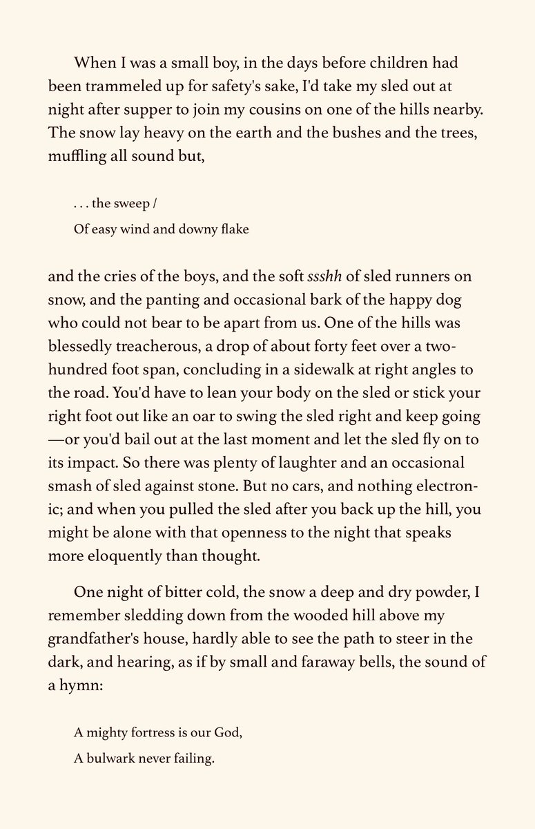 “We can do a fine job curdling the imagination by stressing 'creativity,' for the creative child is encouraged to think of himself as a little god, with all his bright ideas coming from within. The older tradition has the poet as hearer...The Muse comes to him.”— Anthony Esolen