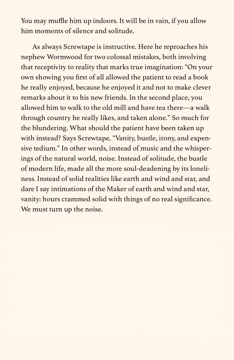“We can do a fine job curdling the imagination by stressing 'creativity,' for the creative child is encouraged to think of himself as a little god, with all his bright ideas coming from within. The older tradition has the poet as hearer...The Muse comes to him.”— Anthony Esolen