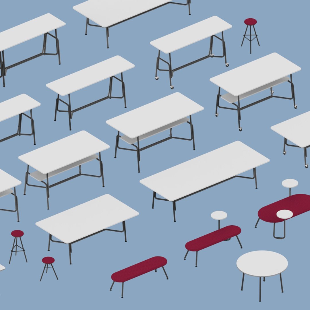 The ever-expanding Tubes Range designed by <a href="/Ratio_Design/">Ratio Design</a> for <a href="/Connectiontweet/">Connection</a> now includes Diner Workbenches!
connection.uk.com/products/all-p… #coworking #bench #workplaceinteriors #commercialfurniture #collaboration #connectionfurniture #furnituredesign #productdesign #Tubes