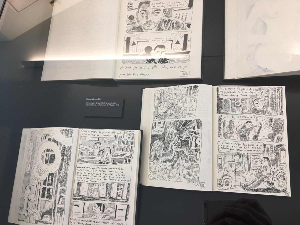 Cartoonmuseum de Bâle, exposition de @joannsfar - c'est magnifique et jusque fin août
2/2
