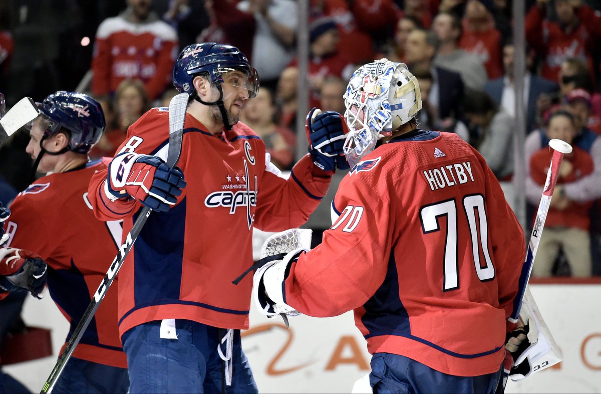 Capitals's tweet photo. #Hugs4Holtby 

Good morning, Metro Division Champs!

#ALLCAPS https://t.co/J6uIvSEgP8