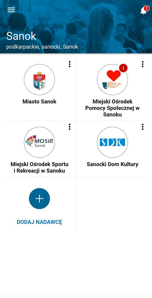 miastosanok's tweet photo. Miasto Sanok dołączyło do aplikacji Blisko 📲 Od dziś za jej pomocą mogą Państwo otrzymywać powiadomienia o ciekawych wydarzeniach i informacjach z naszego miasta. Aplikacja jest dostępna do pobrania pod linkiem ➡️ https://t.co/8TBrBSlAdF #Sanok #Podkarpacie https://t.co/L1yqNRrlFK