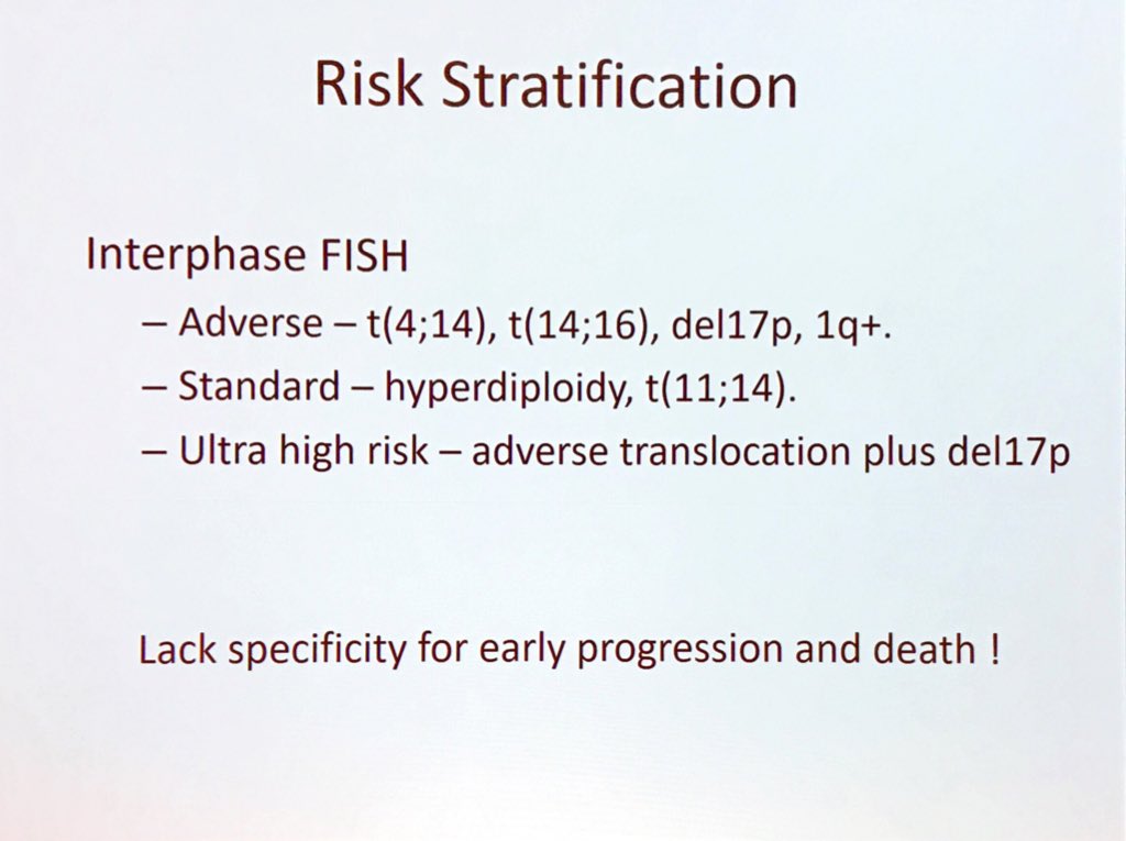MM_Hub's tweet photo. #ESHMM19: Gareth Morgan from @nyulangone discussed risk stratification and treatment approaches for high-risk #multiplemyeloma #mmsm #myeloma https://t.co/KlO6aTneOc