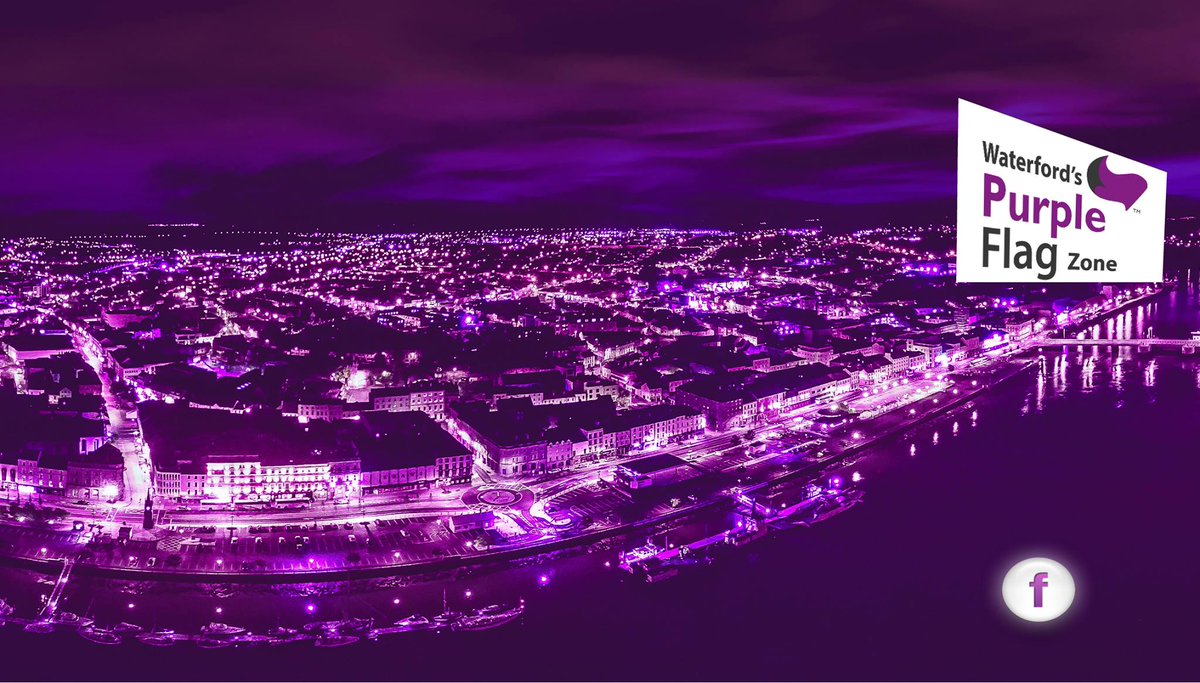 We are delighted to welcome back the Purple Flag Assessment team to Waterford. 
A Gold Standard accreditation recognising Waterford city as entertaining, diverse and safe for an enjoyable night out. 
Waterford Viking Triangle is really proud to be part of it.#PurpleFlagWaterford