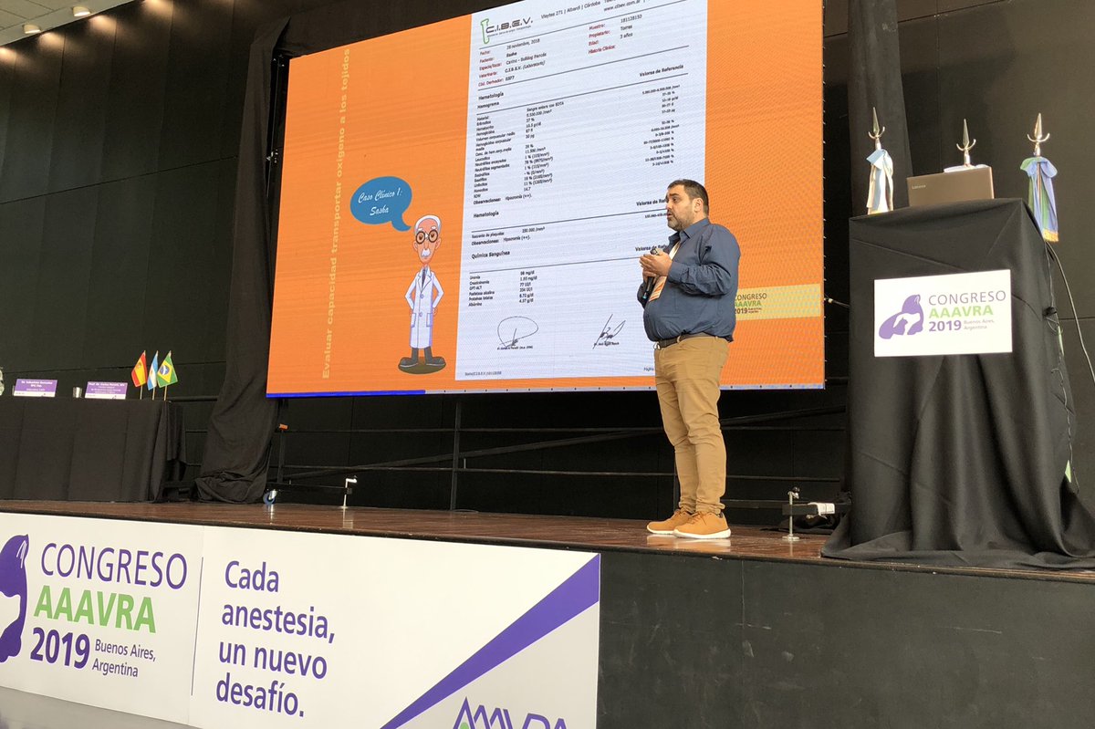 nachorredondo's tweet photo. “Ningún paciente debería entrar a quirófano con una hemoglobina inferior a 10 salvo que sea una urgencia”. Carlos Perotti, uno de los mayores expertos en biopatología clínica de #Argentina #AAAVRA https://t.co/97yptlnNwc