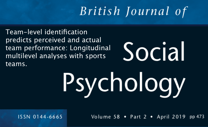jeremyjholt's tweet photo. Our latest research led by @DrWillThomas in collaboration with @SussexUni is published today in British Journal of Social Psychology. It reveals the true role of shared identity in a great team. #winning #BJSP #greatteams #LeadershipDevelopment 
https://t.co/YhttrWimwO https://t.co/Cp4cSsylOS