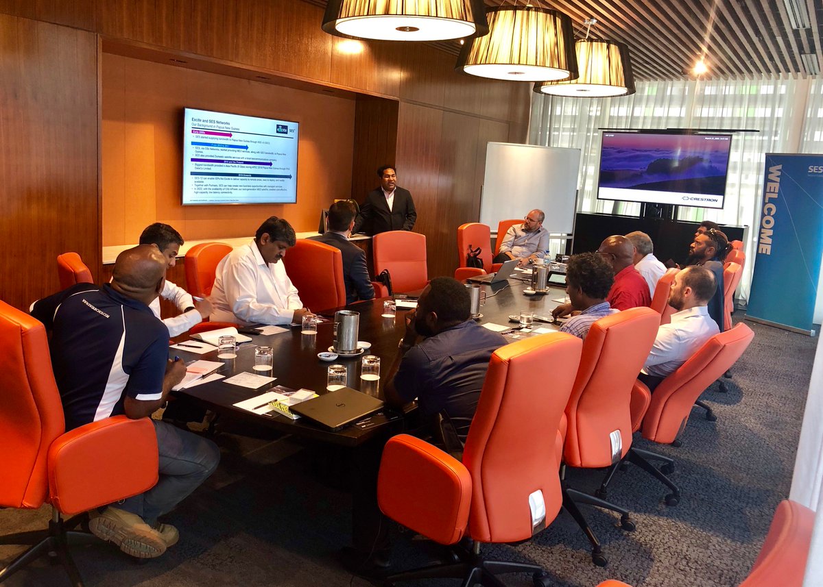 SES_Satellites's tweet photo. March has been another big month for events. The SES teams have been busy sharing all the great work we do. Here's few pics to keep you updated #CABSAT2019 #Digital4Development #LIMA2019, Papua New Guinea Roadshows #SESNetworks #SESLife https://t.co/2U5k7DsNnh