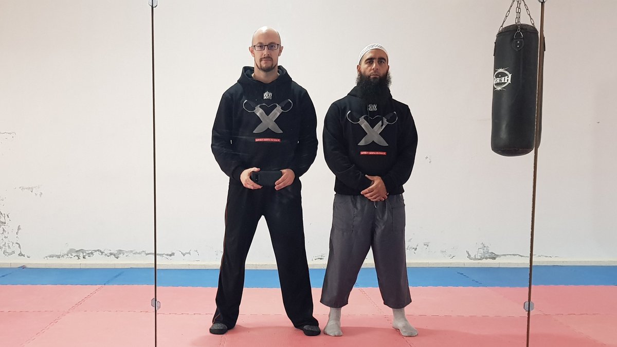 After first morning #WingTsun training with David in his gym in Blida, Algeria.