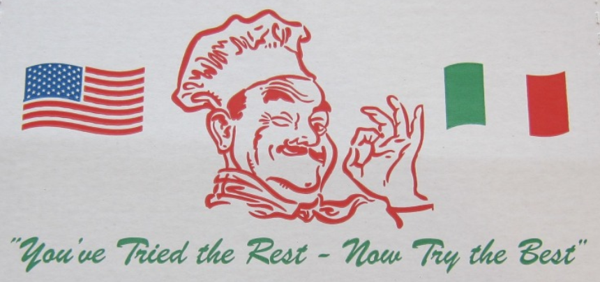 Fred Gates Design on X: Ever wonder where the classic pizza box chef came  from? Of course you have:  #design #vernacular   / X