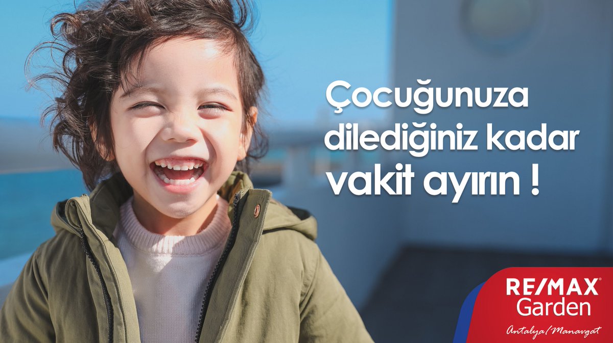 Gayrimenkul Danışmanları, çocuklarına dilediği kadar vakit ayırıyor, peki ya siz ?
Şimdi Gayrimenkul Danışmanı olmak için izi arayın.
☎️(242) 743 38 38
#manavgat #remaxmanavgat #remaxgarden #remaxturkiye #kariyerineyonver #gayrimenkuldanismani