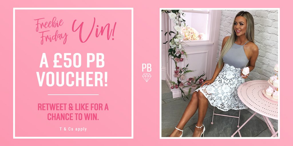 IT'S #FREEBIEFRIDAY TIME AGAIN! Wanna win a £50 PB voucher ✌️😍

RETWEET, LIKE AND FOLLOW for a chance to win! 💸

ONE winner announced on 30.04.19 ❤️
