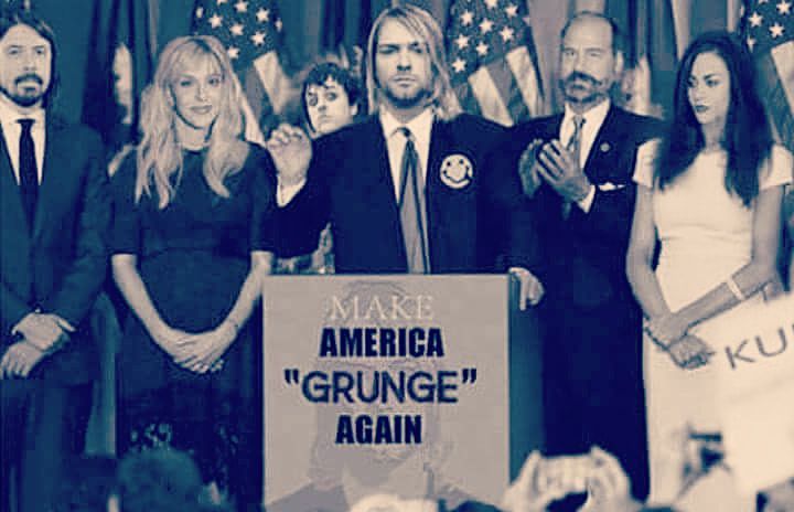 jlpanus's tweet photo. Veinticinco años echando de menos al amigo Kurt Cobain. Hace falta mucho del espíritu del #grunge en el mundo actual. Menos postureo y más rabia, o el mundo se nos va de las manos. 

#makeamericagrungeagain https://t.co/zq3dGEDEyu