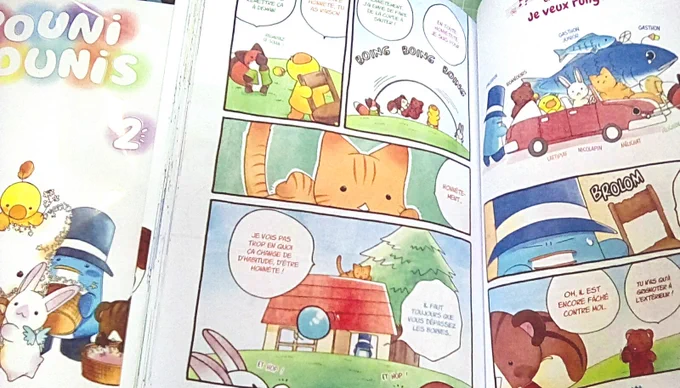 めっちゃフランス語喋る小動物達2冊めー!😄😃😄 