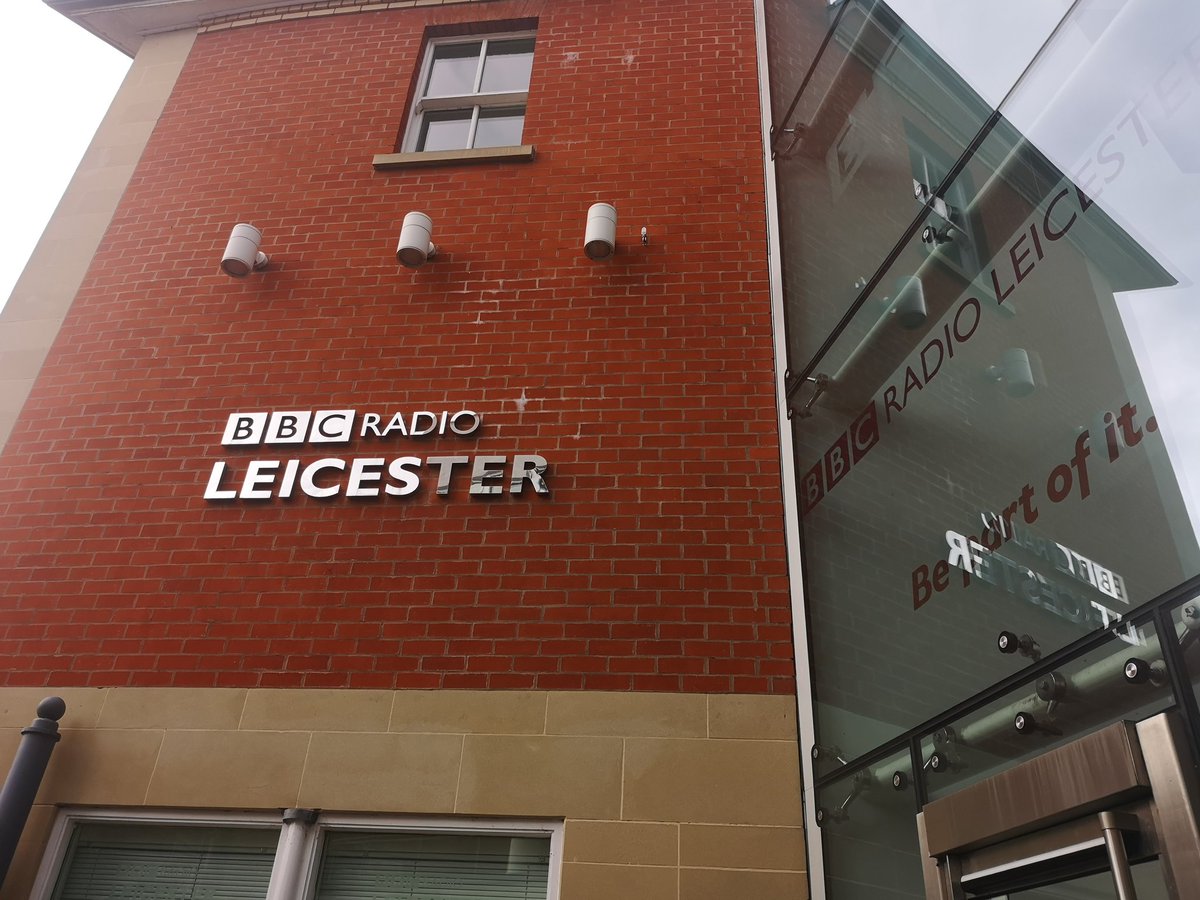 rjmlaird's tweet photo. I've arrived @BBCLeicester. Will be talking to @9amben about @LeicesterOCC and how Leicester is building a thriving startup community. #LeicesterOCC #leicstartups https://t.co/D8EaMkP9Gm