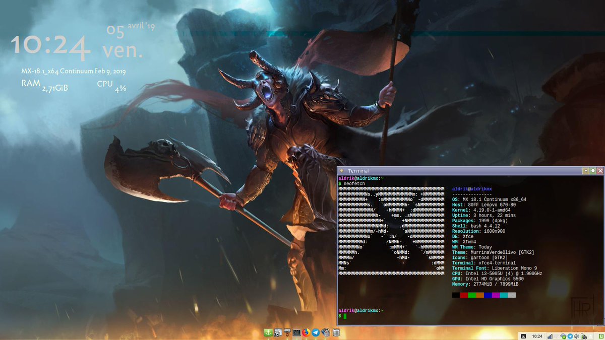 aldrikr's tweet image. #MX_linux