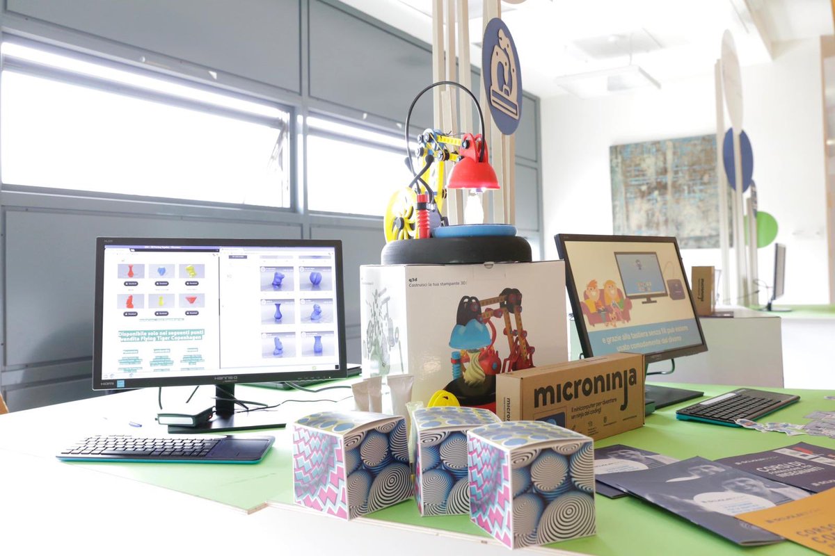OlivettiOnline's tweet photo. Alla #RomeCup2019 tanti bambini impegnati nella scoperta del #coding con #Microninja. I laboratori #ShareSchool, organizzati da noi e @fmdigitale, vogliono favorire la cultura digitale in Italia, a partire dalla scuola.
➡️ Per saperne di più: https://t.co/8fhybjioqj 🔗 #Olivetti https://t.co/LRdsWJS7Cg