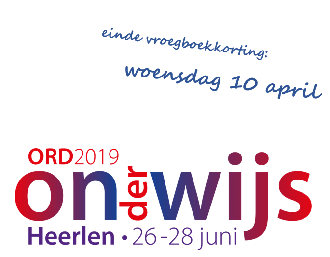 ord2019's tweet photo. LET OP: nog maar 5 dagen om te profiteren van de vroegboekkorting: https://t.co/fjiPsSa22E

#ORD2019 https://t.co/b9PjsvPzdu
