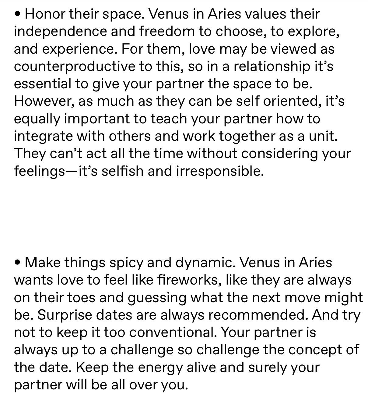 tess ar Twitter: "What to expect when dating a Venus in Aries:  https://t.co/XSLKoO1Kbi" / Twitter