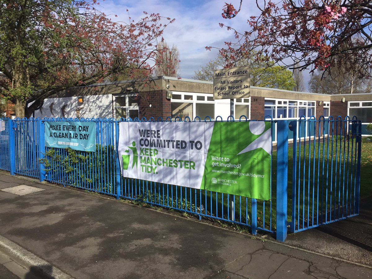 We are very happy to support #keepmanchestertidy at our school! It’s our city - let’s look after it!