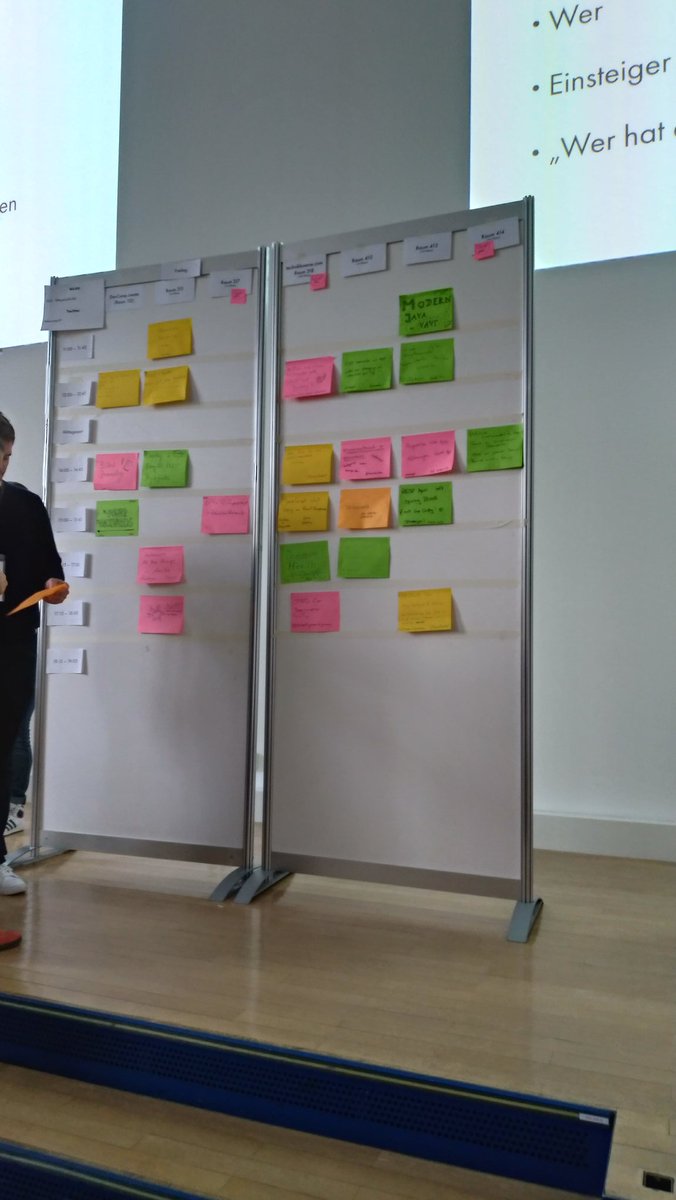 code_krieger's tweet image. Sessionplanung #devcamp19