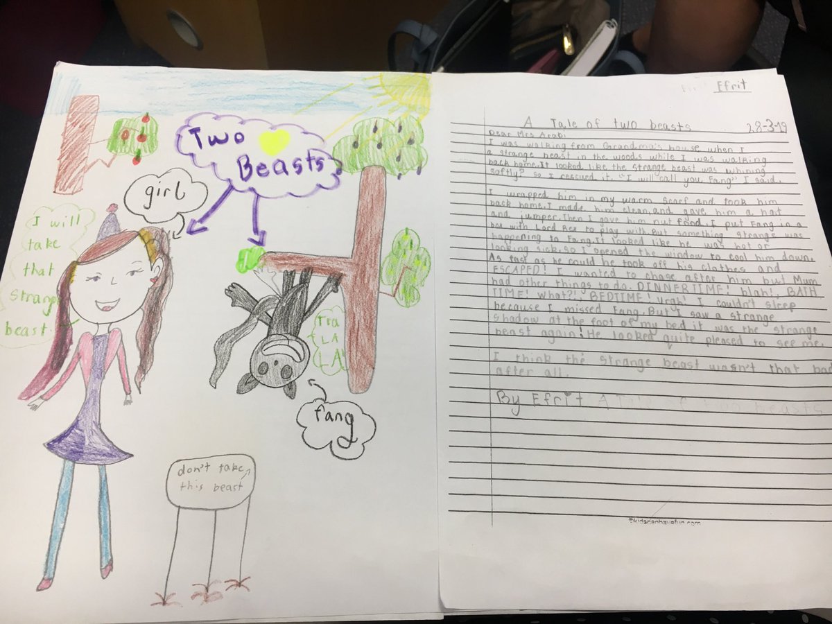 RebeccaKerron's tweet photo. I have thoroughly enjoyed school visits this week - some amazing work by schools participating in the Noella Mackenzie Project! Thank you so much for sharing your story with us! #drawtalkwriteshare @FarnhamRosemary https://t.co/h2sW4buOzj