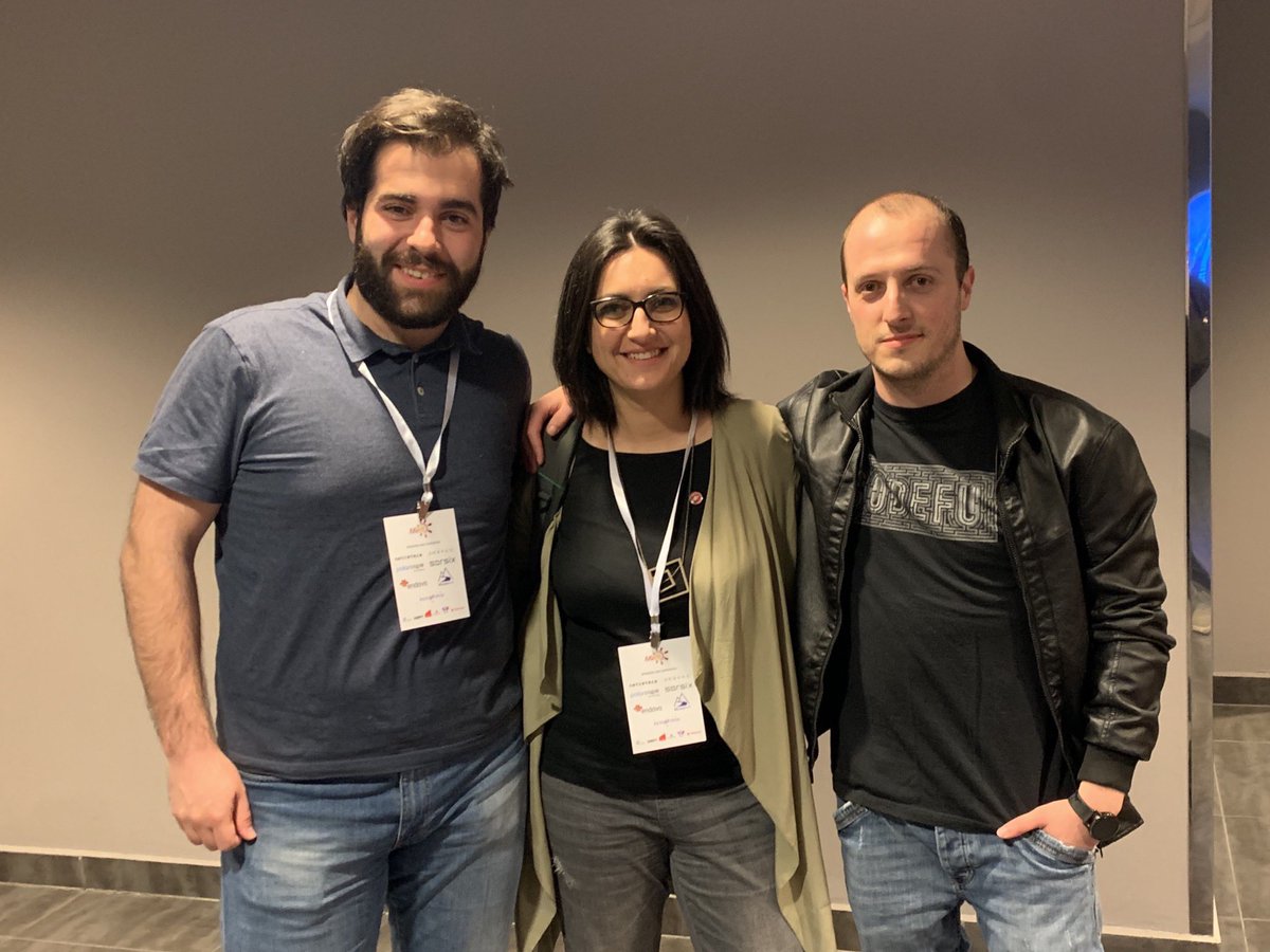 LifeAtNetcetera's tweet image. Минатиот викенд бевме дел од #JavaSkop '19. Нашите колеги @alexhris, @hsilomedus и @totetoMKD беа дел од говорниците и го споделија своето долгогодишно искуство со присутните. Воедно, на нашиот штанд посетителите можеа да се запознаат од прва рака со проектите на нашиот тим.