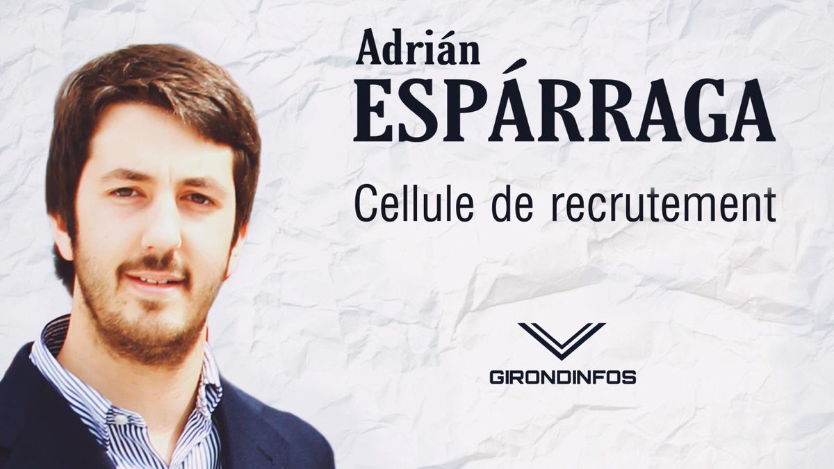 Je vous confirme que la cellule de recrutement continue de s’agrandir avec l’arrivée du scout @aesparraga aux @girondins 🔵⚪️

Ce proche d’Eduardo Macia est passé par Málaga, Tottenham, Betis Séville et Leicester.

Bienvenue à lui 👍