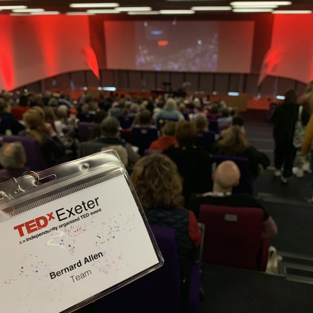 Ready for my first #TEDxExeter with hundreds of people here in the alumni auditorium. Thanks for the opportunity to help out! <a href="/TEDxExeter/">TEDxExeter</a> #TheArtOfThePossible