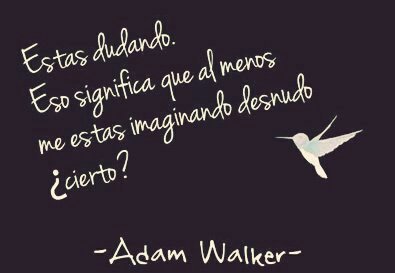 xAdamWalker's tweet photo. ✯  A d a m     W a l k e r.

❴  Fanfic;
         ➥  Proʜibido eɴaмorarse de
               Adaм Walker.

          ❝ —De haber sabido que te perdería, te hubiera besado con más fuerza esta mañana. Habría hecho eterno cada beso. ❞ 

 ·  ✦  . https://t.co/utfHMRDck2