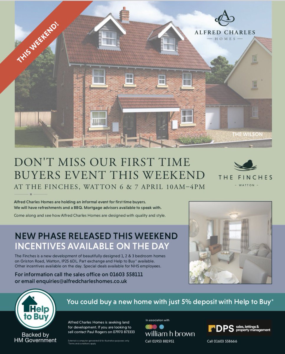 First Time Buyer’s Weekend starts tomorrow at 10am! @dpsestatesltd @WSTimes24 @WilliamHBrown