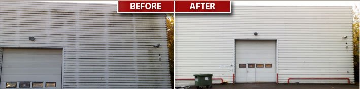 sa2000ltd's tweet image. Here we have before and after photos of a cladding clean we provided our customer. A clear example of how much difference a good clean can make to the appearance of a commercial property.  #supervisionassured2000ltd #claddingcleaning #commercialcleaning