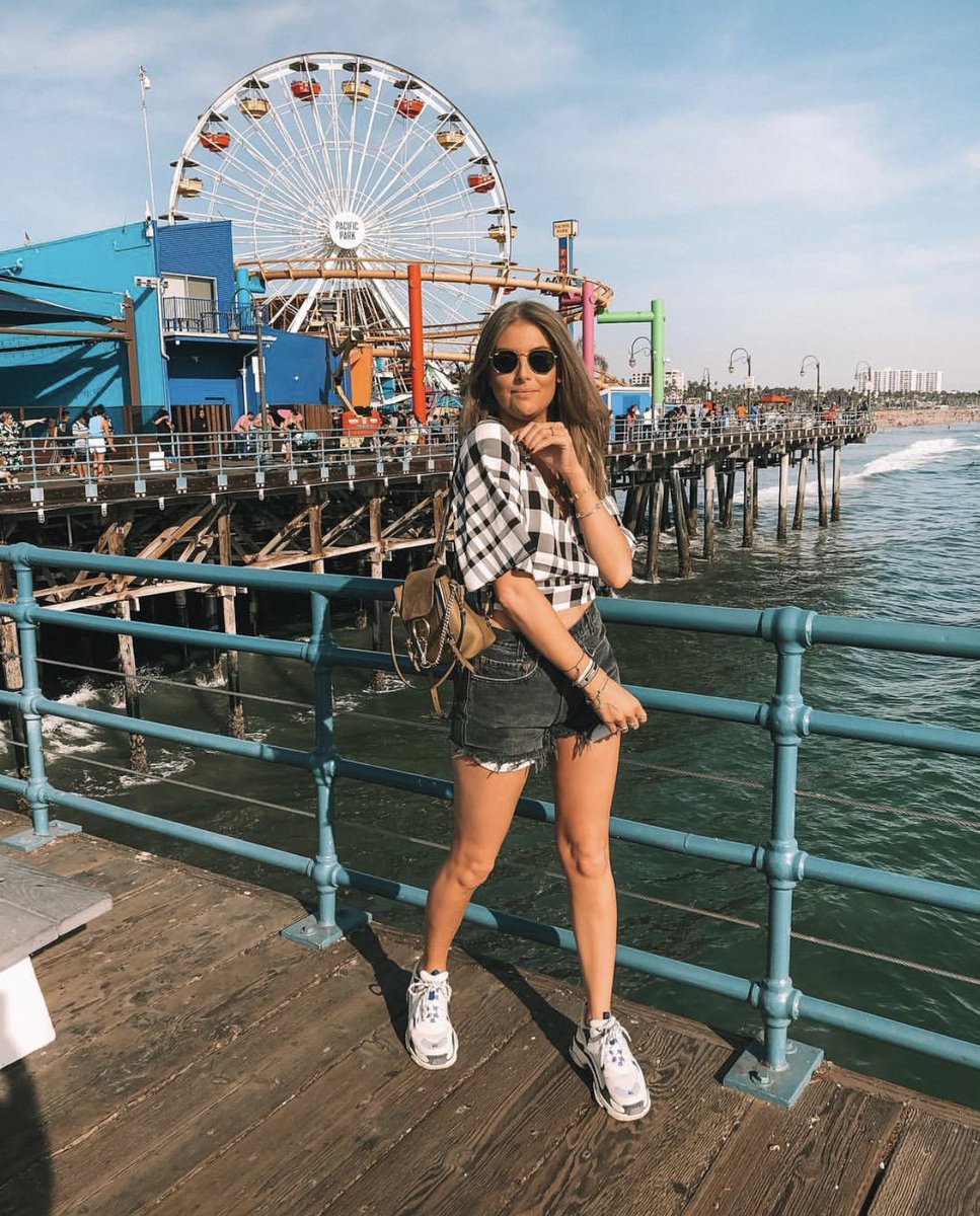 Gingham goals 😍 Perfect for a day at the fair! 🎡 Take cues from Sinead Crowe and style with denim cut-offs and your fave pair of trainers or go full-gingham with our matching co-ord trousers for the ultimate Summertime statement! 🖤 Shop the look > bit.ly/2VbD1TY