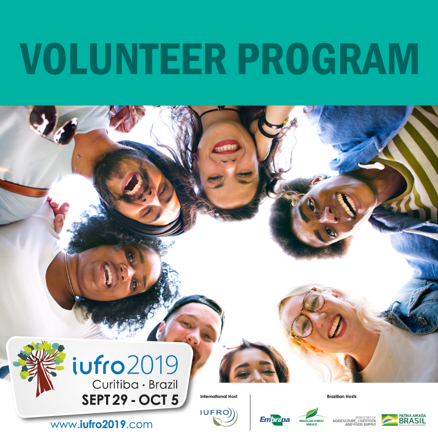 iufro2019's tweet photo. Are you a student in Forestry or a related area? Would you like to participate in the discussions at the #UFRO2019 ? You have until April 30 to register for the volunteer program.
Go to: https://t.co/5t2uGqVx2J

@IUFRO @EmbrapaFloresta @embrapa @SFB_florestal https://t.co/9Hj7KNuCT6