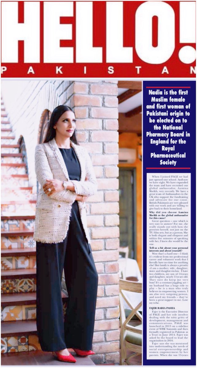 humarasheed4's tweet photo. #HISTORYINMAKING
Meet our Founder and Patron-In-Chief, @NadiaBukhariUCL leading woman pharmacist, who conceived idea of #NAWP, the first alliance 🇵��🌎 4 #genderequity and #womenleadership  #pharmacy #GHWN #WGH #WHO, 👍🏆💪💕#vdidit @PAGEPakistan 2/10 https://t.co/PZIOW8VkhN
