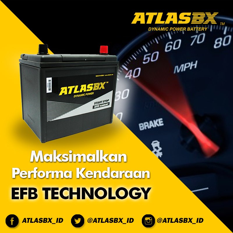 ATLASBX_ID's tweet image. Mau Performa Mobil Kesayanganmu Lebih Maksimal ??? Gunakan Aki Bebas Perawatan ATLAS BX dengan EFB Technology.
#EFBTechnology #PerformaMaksimal #StartStopSystem #Charge #AkiMobil  #AccuMobil #AccuMaintenanceFree #AkiKorea #BateraiMobil #IdlingStop #ISSTechnology #Otomotif