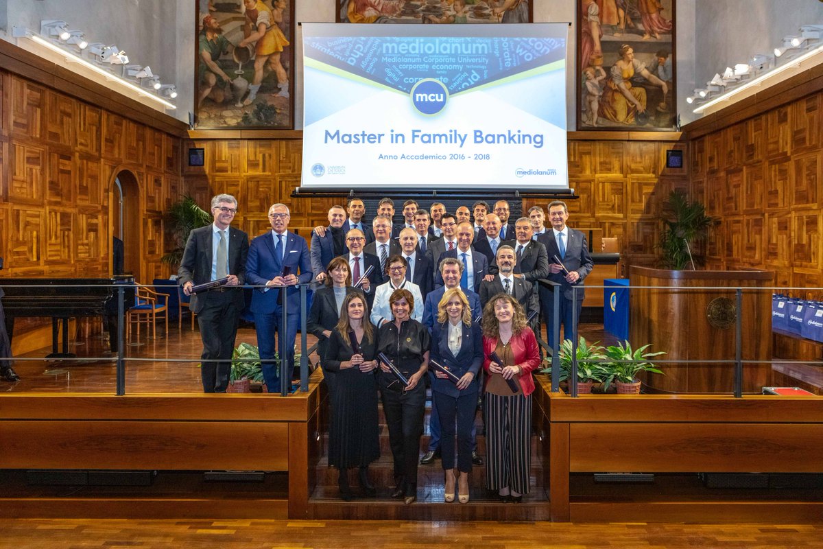 Si è svolta ieri a Milano la cerimonia conclusiva del II Master in Family Banking, progettato in collaborazione con <a href="/Unicatt/">Università Cattolica</a>. 28 consulenti di <a href="/BancaMediolanum/">Banca Mediolanum</a> hanno coronato così un percorso formativo di 24 mesi. 
#LifeAtMediolanum #FamilyBankerLife