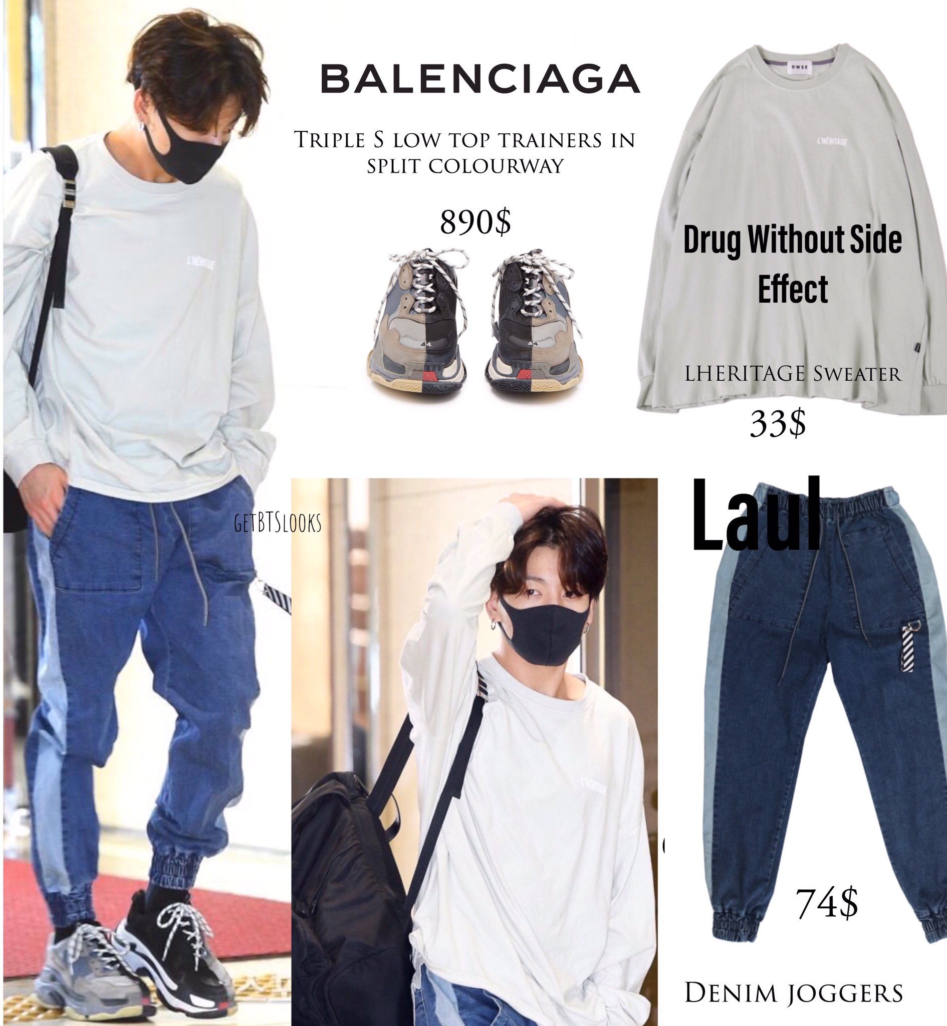 Hóa thân thành sao khi diện giày Balenciaga BTS  Lakbayvn