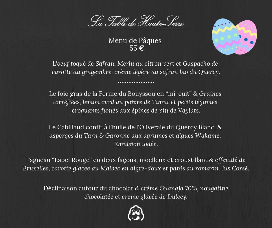 ChateauHS's tweet photo. [Menu de #Pâques] Envie d'une parenthèse gourmande pour le week-end pascal grâce à notre #Chef Allan Duplouich et son équipe ? #Cahors #yummy #TourismeLotDordogne https://t.co/2wfJj2xQ8c