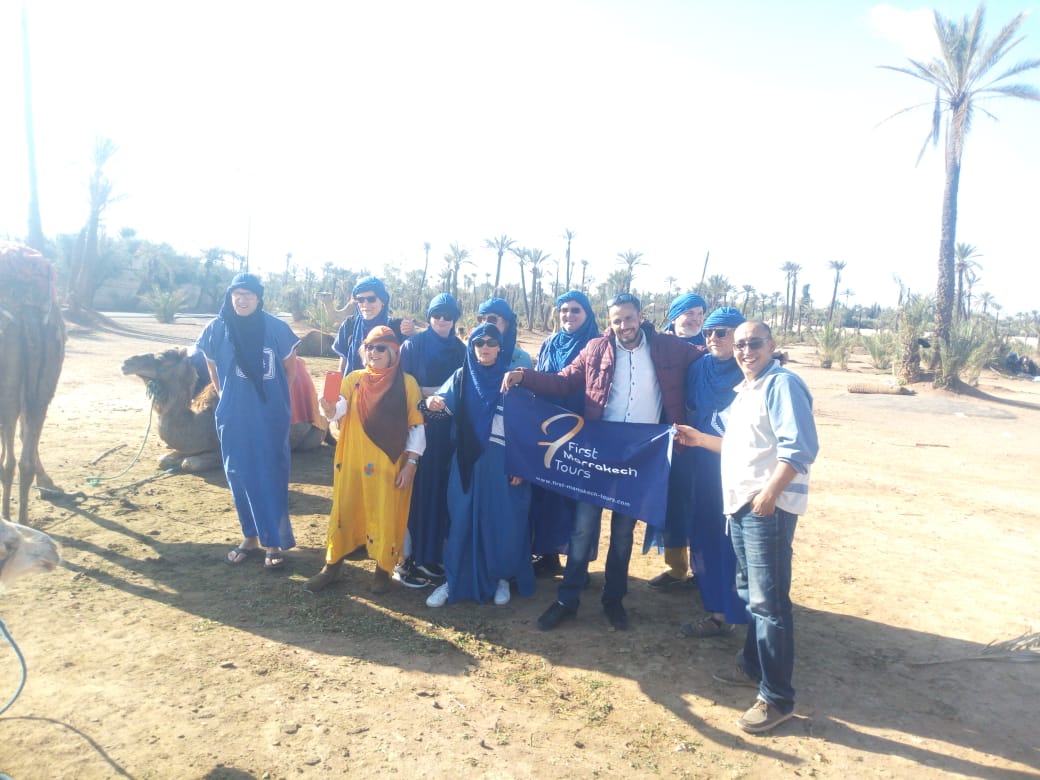 FirstMarrakechT's tweet image. A group of friends from UK, had a wonderful time riding camels in Marrakech Palmeraie while wearing Berber outfit - with #firstmarrakechtours
#Camelride #marrakech #morocco #camelride #thingstodo #activities #excursions #trips #travel #explore #worldtravel #instatravel