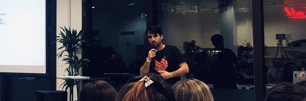 Brilliant meetup last night, hosted by the kind people of <a href="/monzo/">Monzo 🏦</a> 🙌🙌 Pleasure meeting a fellow <a href="/TechNation/">Tech Nation</a> visa recipient in this creative and open environment 😍
