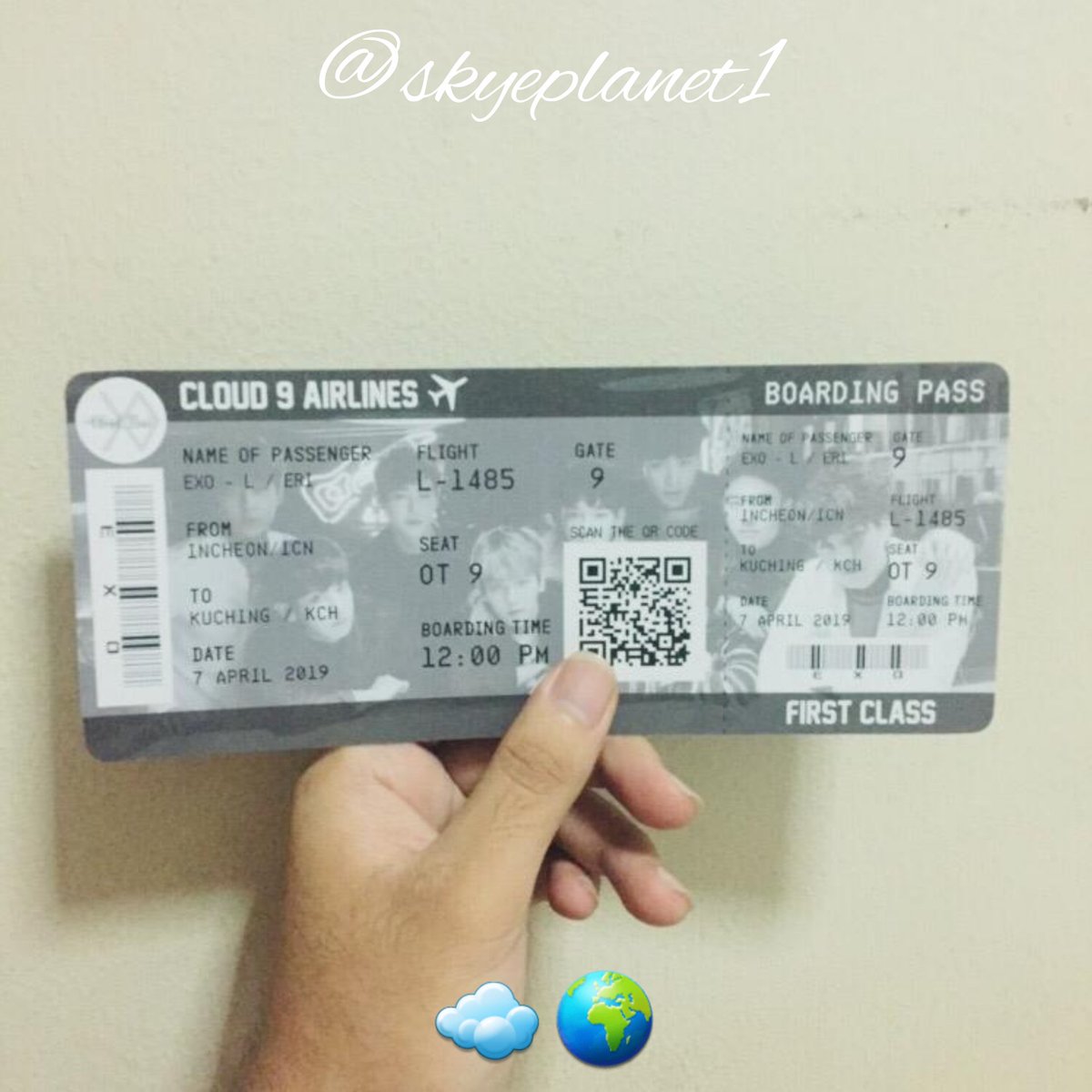 KloverPrint4U's tweet photo. [#SPFEEDBACK]

Thank you so much EXOL in Sarawak for trusting our services for your event 💜😭🙏

Thank you for loving the material used for the boarding pass 😘

Cant wait to serve you in the future. Best of luck, #EXOL for your event tomorrow 💙 https://t.co/IP6DxRgMSr