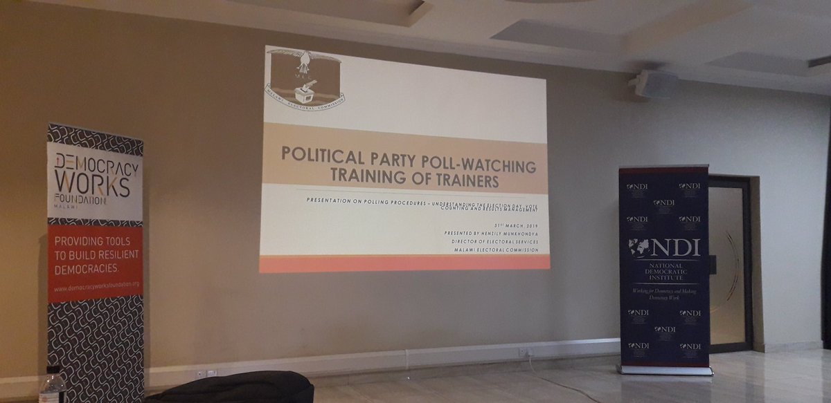 AMagolowondo's tweet photo. With Democracy Works Foundation in partnership with National Democratic Institute are conducting series of training workshops on Political Party Poll Watching ahead of 21 May 2019 elections @DemocracyWF @My4E2019 https://t.co/CpdPLBDaDF