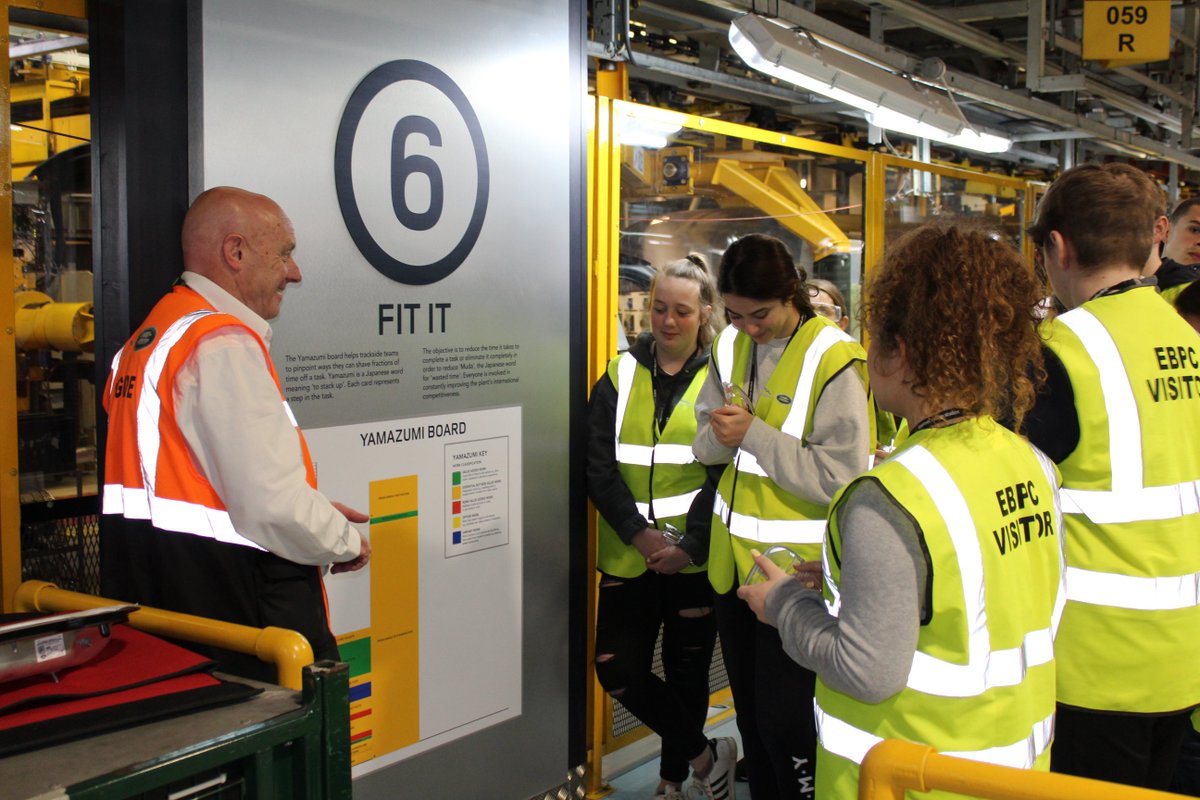 JLR_EBPC's tweet image. Carmel College visiting @JLRHalewood Fantastic visit brought the operations curriculum element to life. Wish we'd had more time. @JLREducation @BMetC @CarmelCollege @Tomorrows_Eng #Inspire