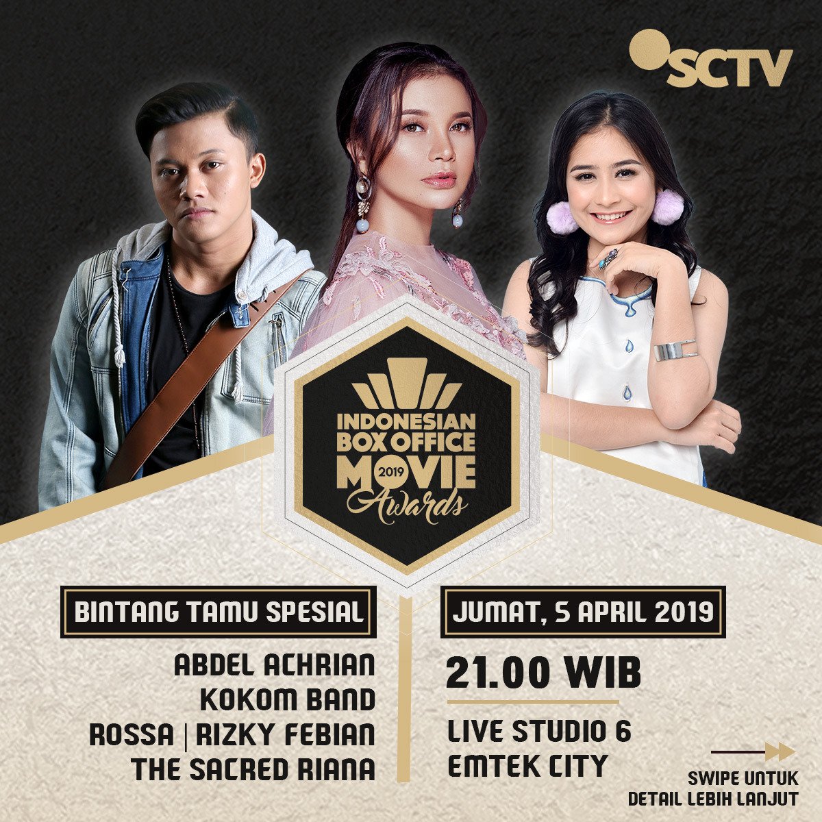 Saksikan #IBOMA2019 malam ini pkl 9 PM hanya di <a href="/SCTV_/">SCTV</a> !

Jangan sampai kelewatan ya!! 🙏❤