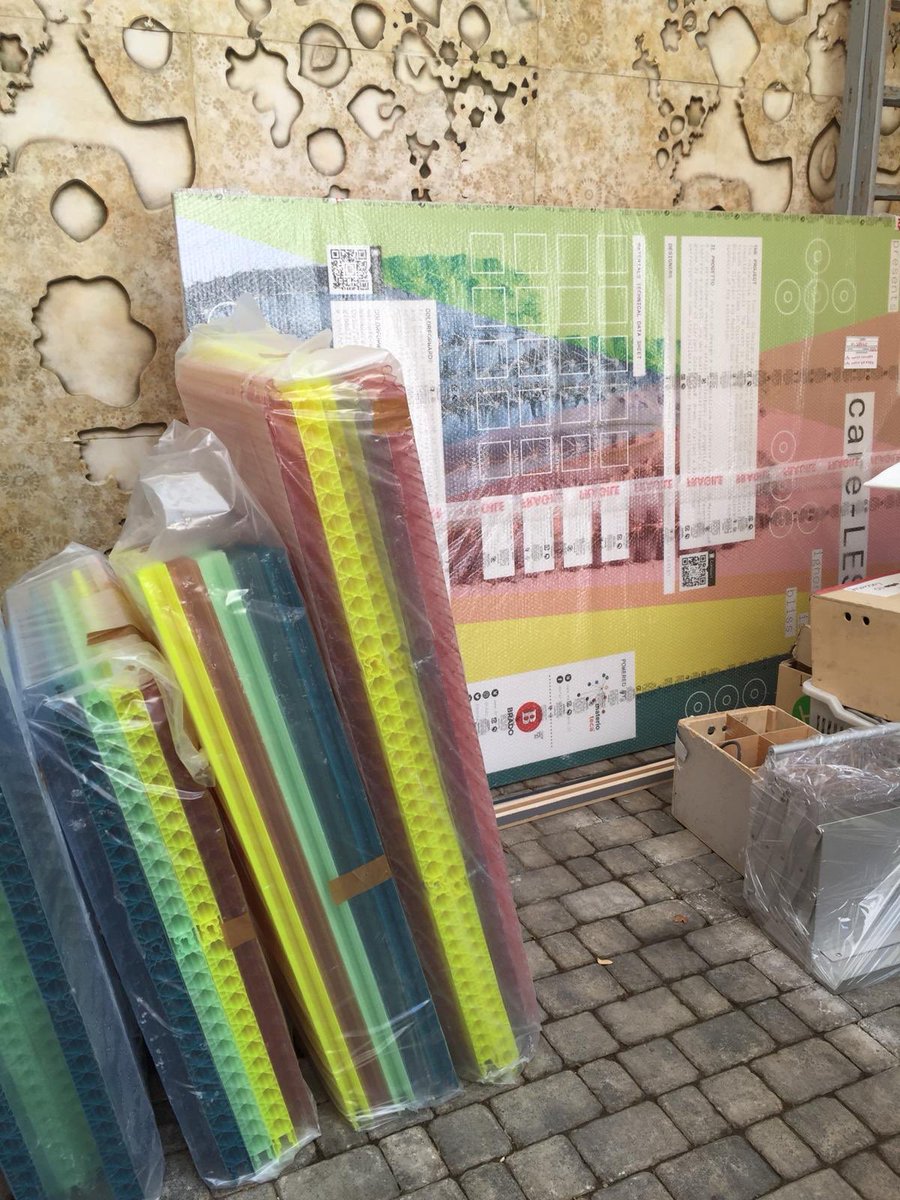_colorworks_'s tweet photo. We are getting ready for #MDW19! 🤩 super excited to see our project come to life! Stay tuned for more previews 😉 #careless #fuorididesign #whenignoranceisbliss #colorforward2020 #fuorisalone2019 #Milandesignweek https://t.co/lKrtjzumtR