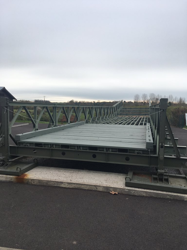 BoothamHistory's tweet photo. A Bailey Bridge designed to be built in two hours: @BoothamDT  your move. #DDay75 #Normandy44 https://t.co/zJwiOxGNIf