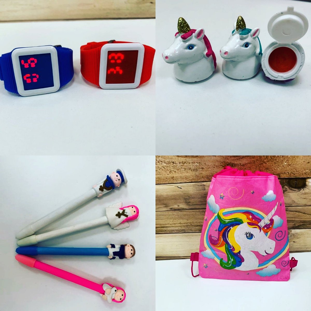 rapidcentro's tweet photo. Os dejamos con más ¡¡¡Detallitos para Comuniones!!!
Relojes, bálsamo labial unicornio en varios colores, bolígrafos con niñ@ comunión, bolsa unicornio y mucho más siempre en Rapid Centro Color.
Ven o infórmate en impresion@rapidcc.es
#Murcia #detallescomunion #detalles #impresion https://t.co/gJHn80FAgf