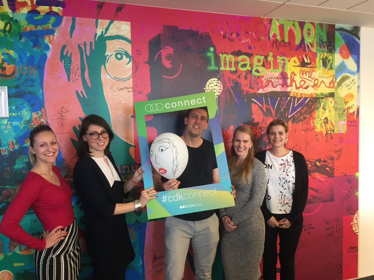 cdkconnect's tweet photo. Our Czech Republic based Revenue Recognition team and their new balloon team member #cdkconnect https://t.co/klgoOggHKd